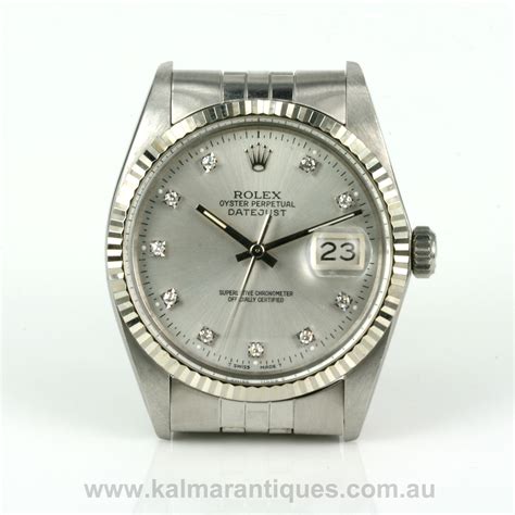 rolex 16014 blue diamond auction|Rolex 16014 diamond.